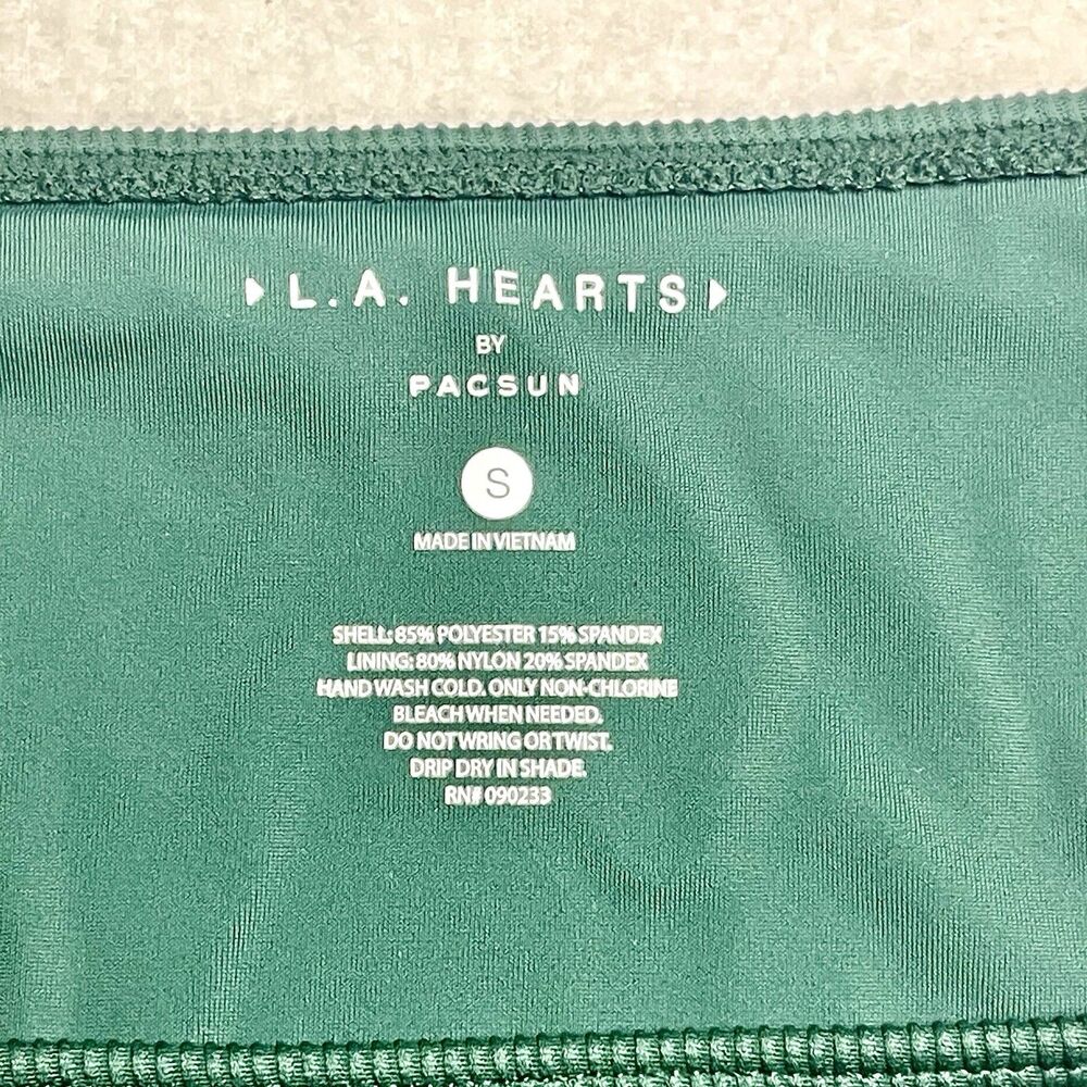 L.A. Hearts by PacSun Green Ribbed Bikini Bottom – Size S - Picture 4 of 4